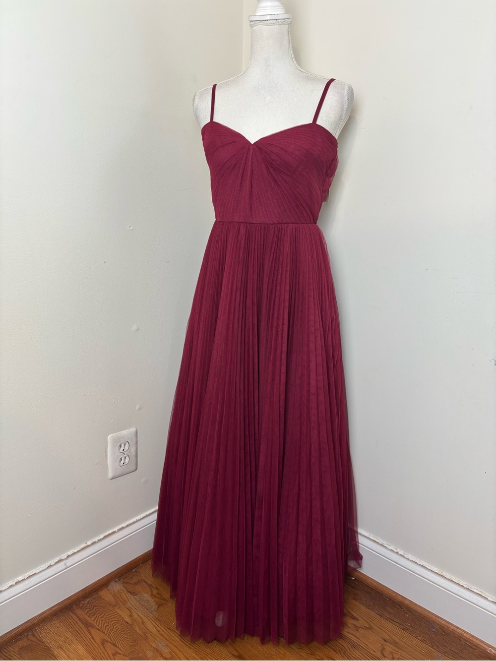 Anthropologie Hutch Virginia Sleeveless Sweetheart A-Line Maxi Dress Size 2 NWT - Picture 6 of 14